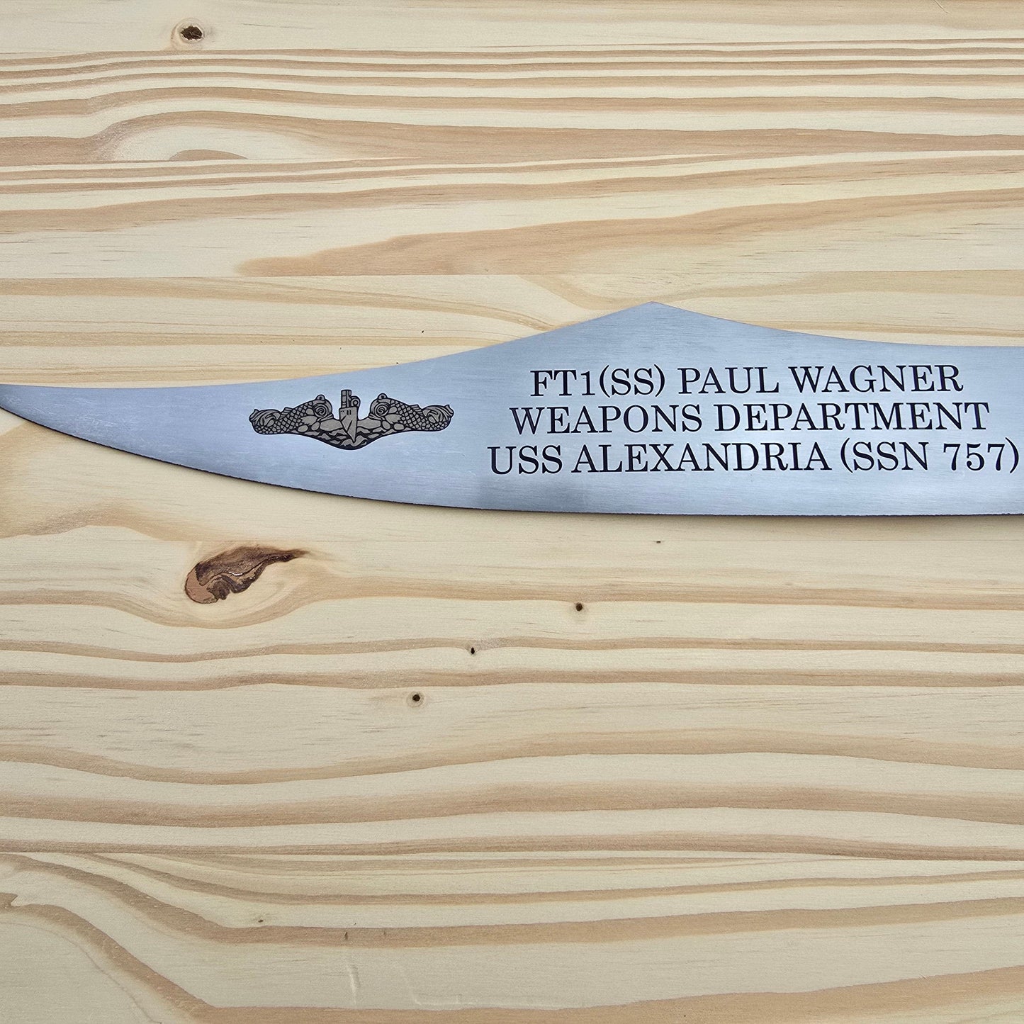 Personalize Spartan Sword! Custom laser-engraved blade.