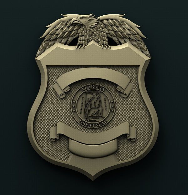 18in Law Enforcement Badges