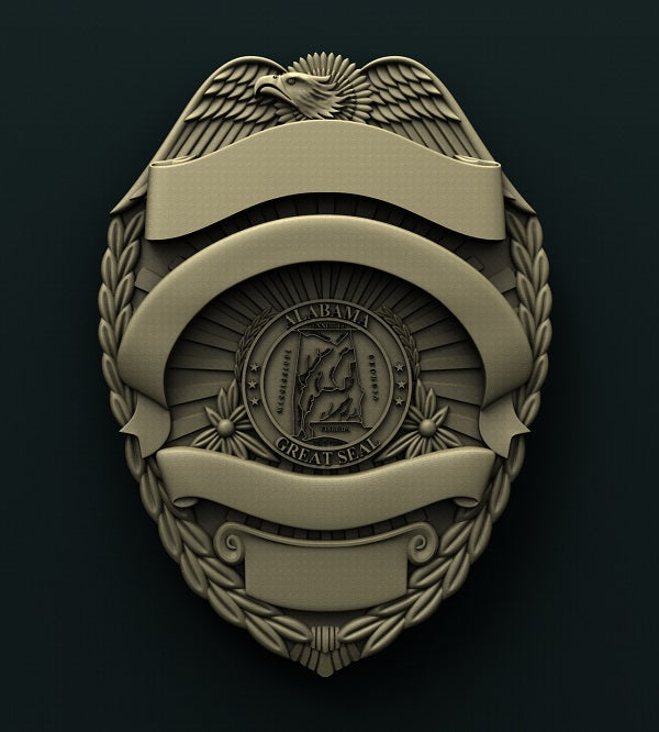 18in Law Enforcement Badges